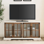  58-inch Rustic 4-Door TV Stand