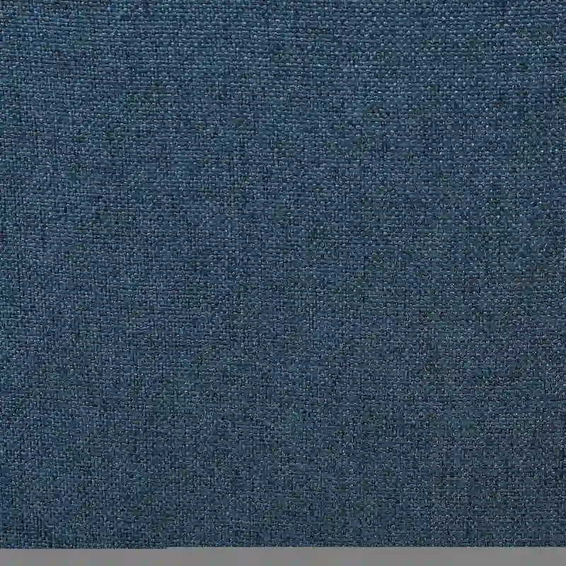 Poltrona a pozzetto imbottita blu navy 31 con borchie decorative