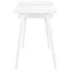Natalia Scrivania Mid-Century Scandinava Bianca con Due Cassetti