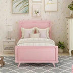 Letto a piattaforma in legno