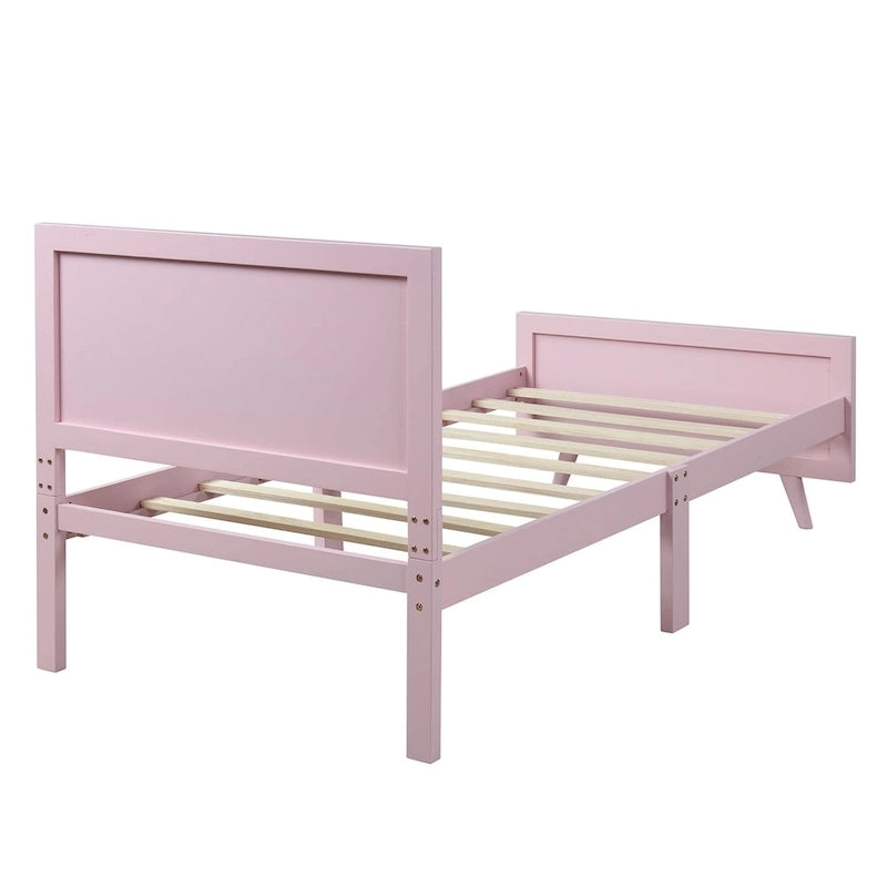 Letto a piattaforma in legno