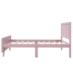 Letto a piattaforma in legno