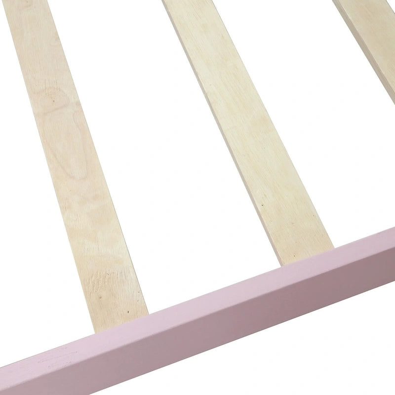Letto a piattaforma in legno