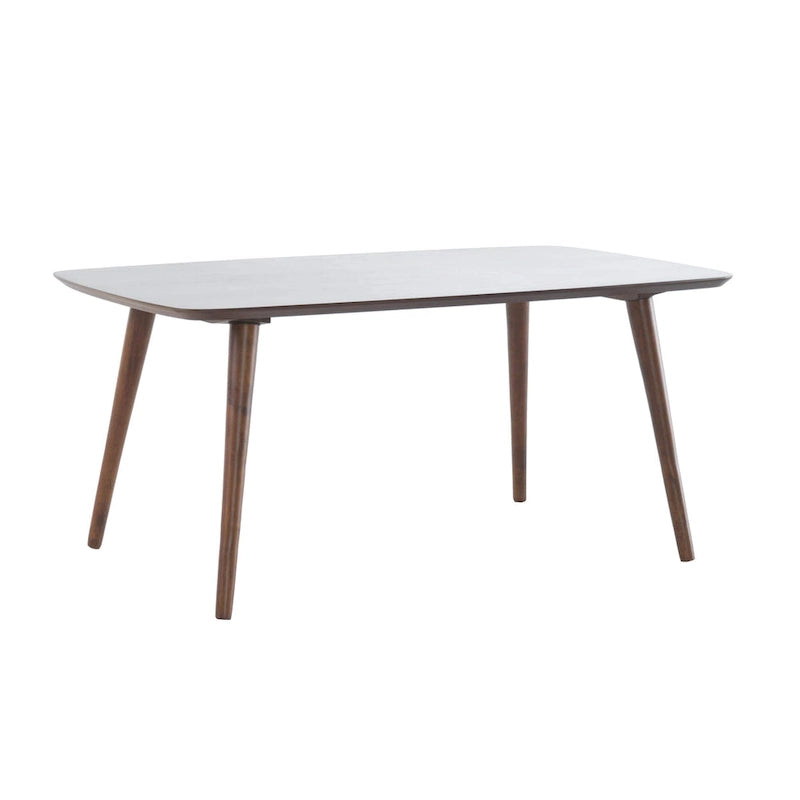 Tavolino Rettangolare in Legno di Metà Secolo di   - 39.50L x 23.70 W x 18.25 H
