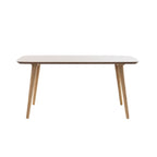 Tavolino Rettangolare in Legno di Metà Secolo di   - 39.50L x 23.70 W x 18.25 H