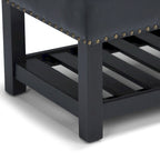 Panca pouf rettangolare Riley da 43 pollici - 43 L x 17 P x 19 A