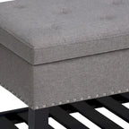 Panca pouf rettangolare Riley da 43 pollici - 43 L x 17 P x 19 A