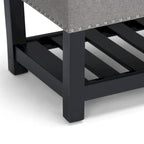 Panca pouf rettangolare Riley da 43 pollici - 43 L x 17 P x 19 A