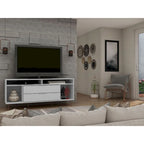 Manhattan   Rockefeller 62.99 In. Metal Leg Media Cabinet Console