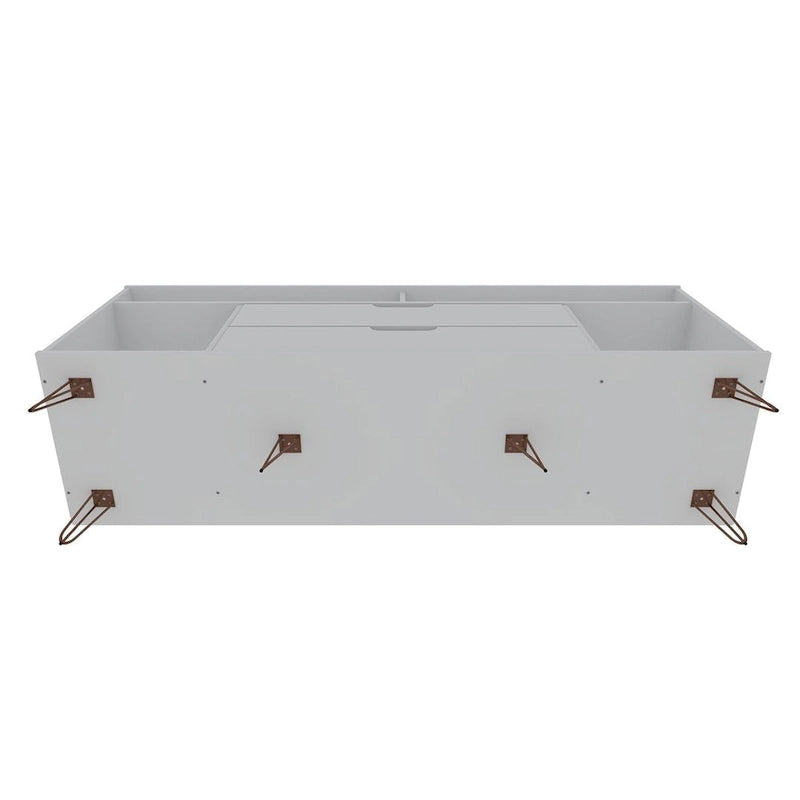 Manhattan Mobile TV con gambe in metallo 62,99 pollici Rockefeller
