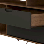 Manhattan Mobile TV con gambe in metallo 62,99 pollici Rockefeller