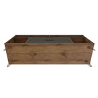 Manhattan Mobile TV con gambe in metallo 62,99 pollici Rockefeller