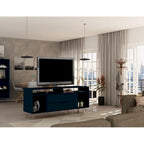 Manhattan Mobile TV con gambe in metallo 62,99 pollici Rockefeller