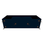 Manhattan Mobile TV con gambe in metallo 62,99 pollici Rockefeller