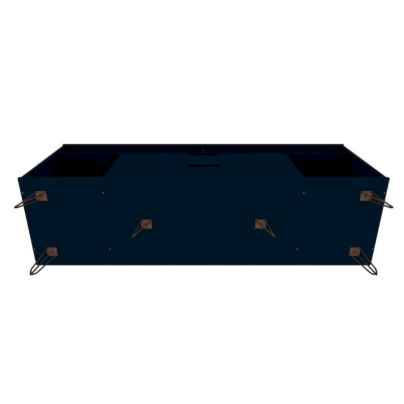 Manhattan Mobile TV con gambe in metallo 62,99 pollici Rockefeller