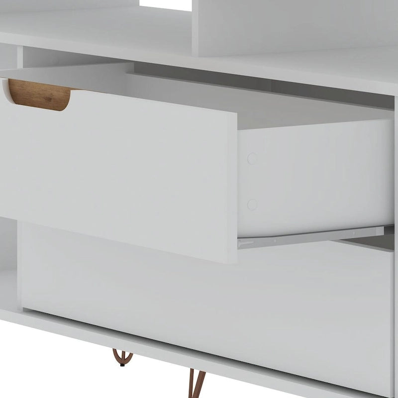 Manhattan Mobile TV con gambe in metallo 62,99 pollici Rockefeller