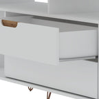 Manhattan Mobile TV con gambe in metallo 62,99 pollici Rockefeller