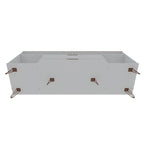 Manhattan Mobile TV con gambe in metallo 62,99 pollici Rockefeller