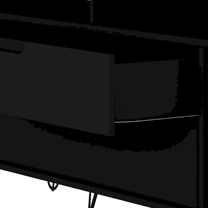 Manhattan Mobile TV con gambe in metallo 62,99 pollici Rockefeller