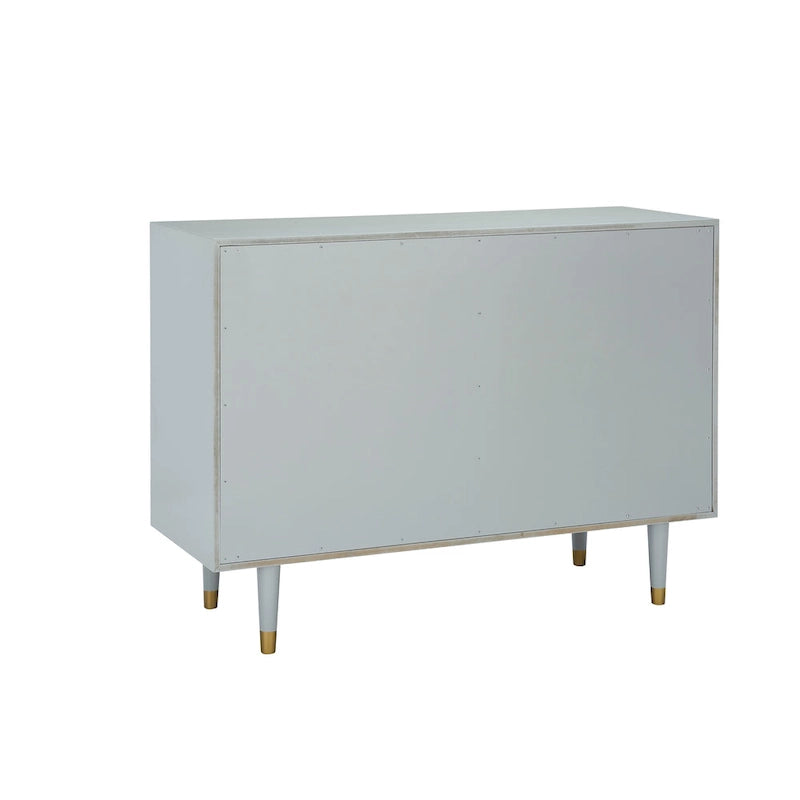 Comò a 6 cassetti Glam testurizzato geometrico