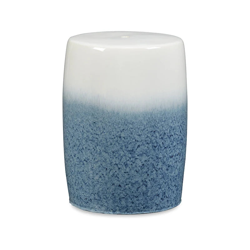 Sgabello Ikegrove Bianco/Blu - 13L x 13P x 18H