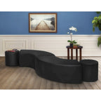 Pouf curvo da interni (set da 2)