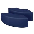 Pouf curvo da interni (set da 2)