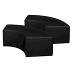 Pouf curvo da interni (set da 2)