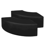 Pouf curvo da interni (set da 2)