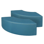 Pouf curvo da interni (set da 2)