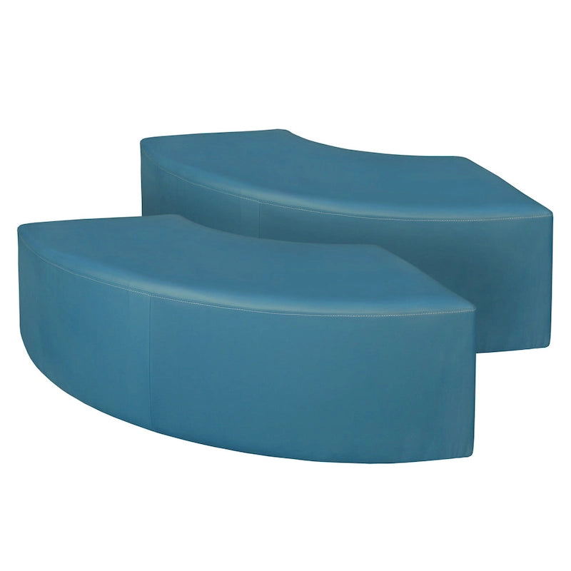 Pouf curvo da interni (set da 2)