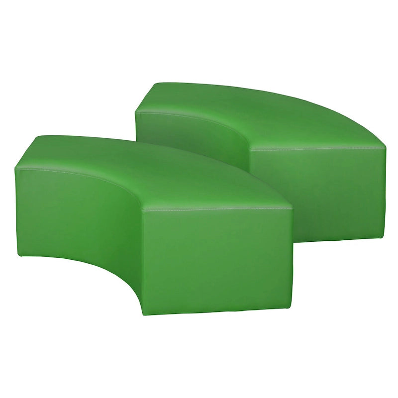 Pouf curvo da interni (set da 2)
