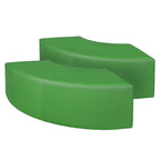 Pouf curvo da interni (set da 2)