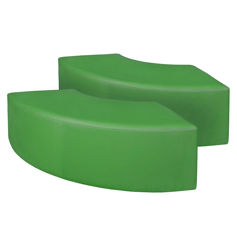 Pouf curvo da interni (set da 2)