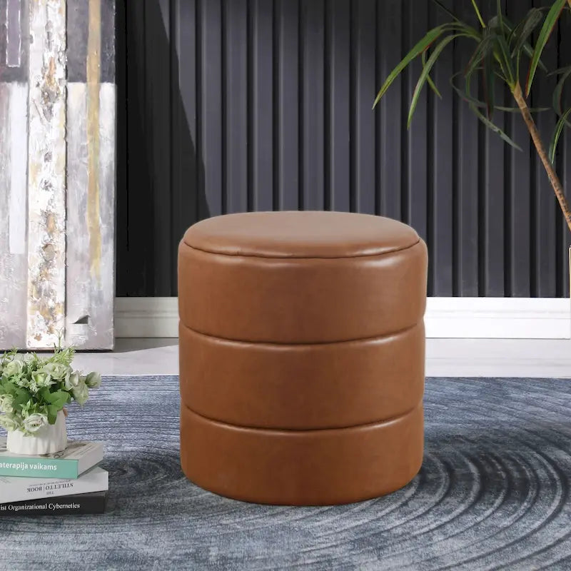 Pouf rotondo imbottito