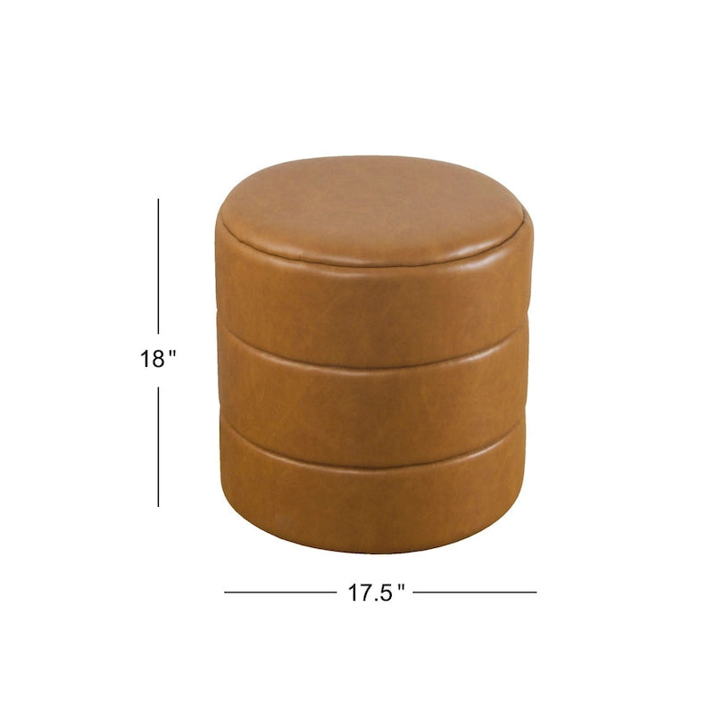 Pouf rotondo imbottito