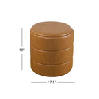 Pouf rotondo imbottito