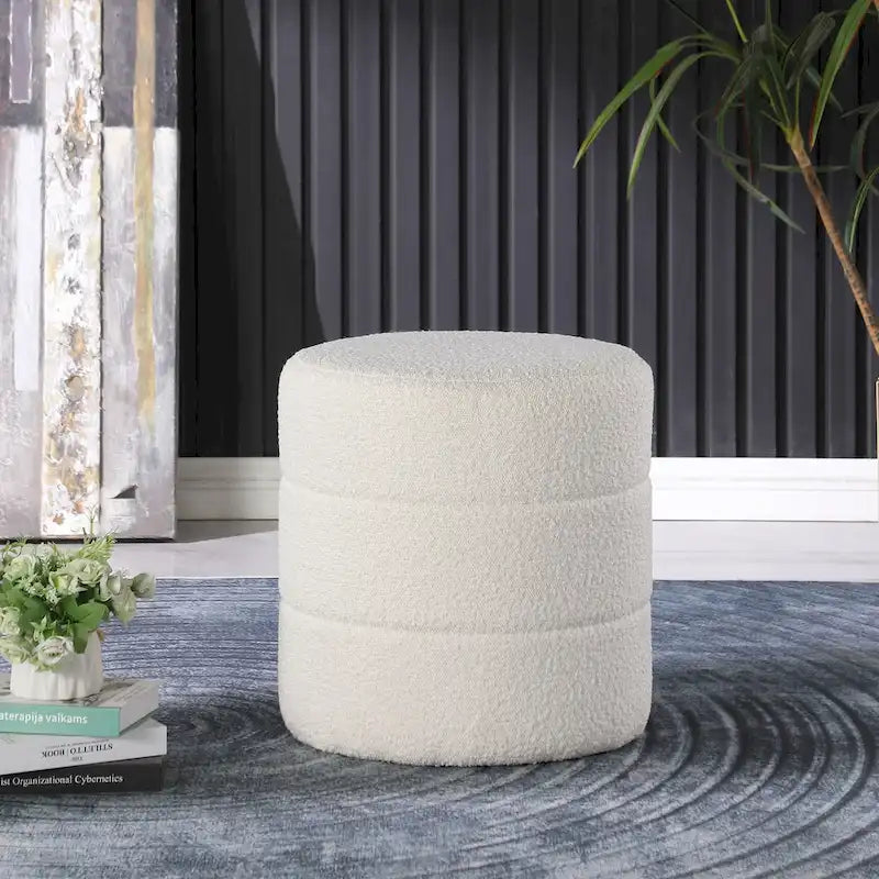 Pouf rotondo imbottito