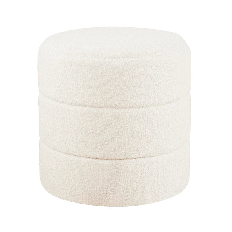 Pouf rotondo imbottito