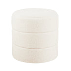 Pouf rotondo imbottito