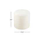 Pouf rotondo imbottito