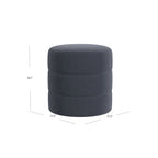 Pouf rotondo imbottito