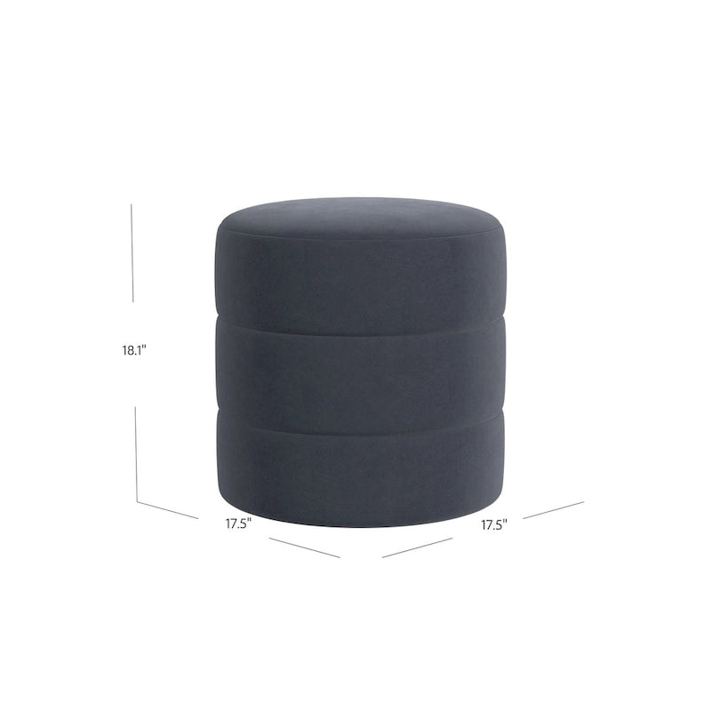 Pouf rotondo imbottito