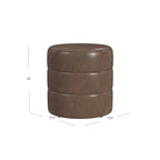 Pouf rotondo imbottito