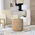 Pouf rotondo imbottito