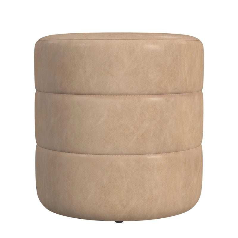 Pouf rotondo imbottito