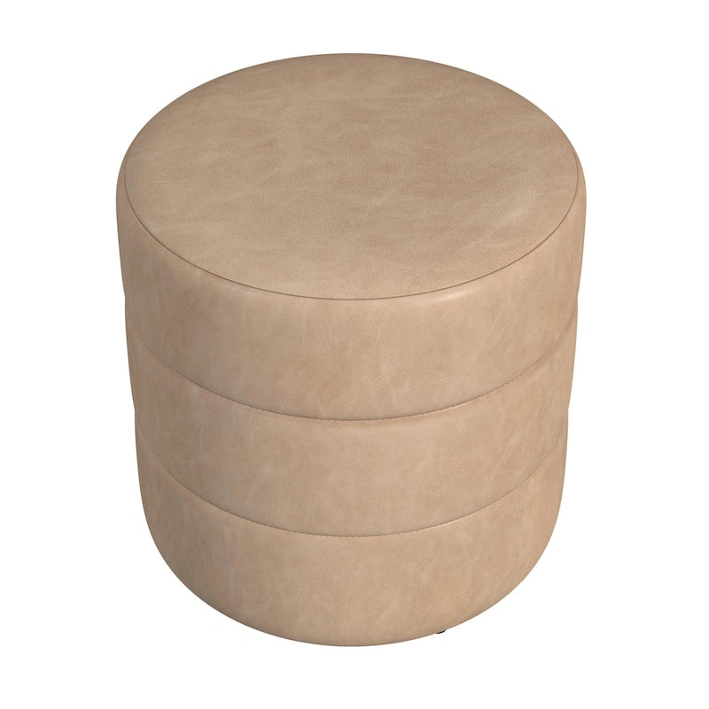 Pouf rotondo imbottito