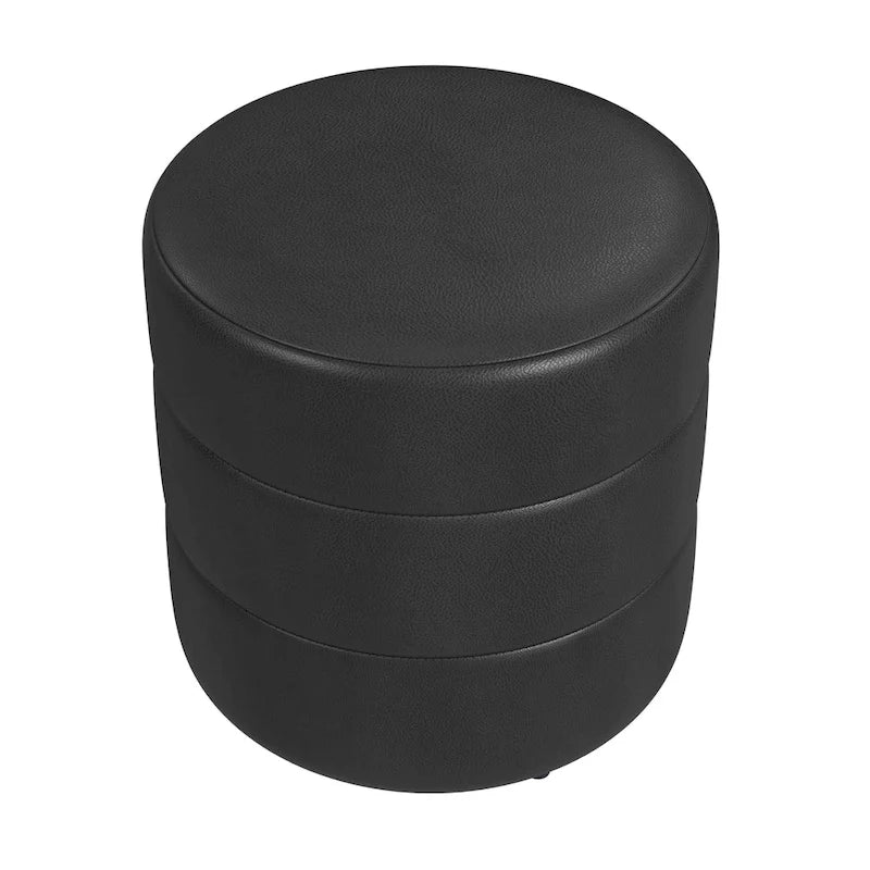 Pouf rotondo imbottito