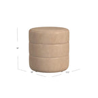 Pouf rotondo imbottito