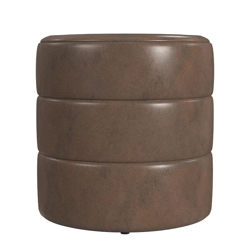 Pouf rotondo imbottito